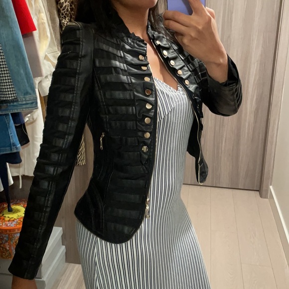 Leather like jacket - Picture 3 of 9